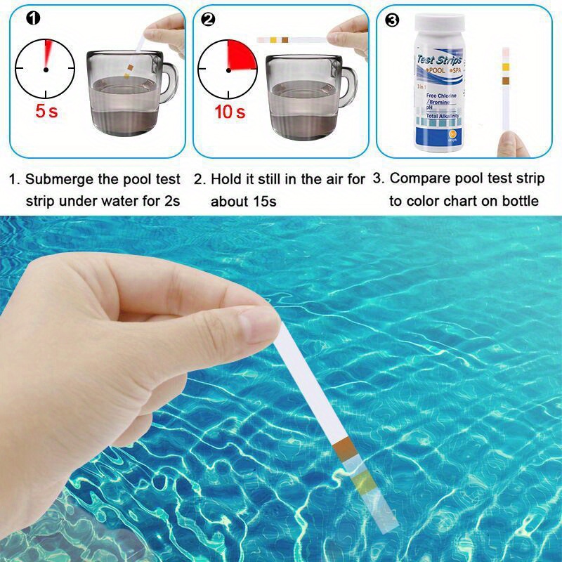 Chlorine PH Test Strips SPA Sw - đánh giá và giá Marine Aquarium Water Analyzer