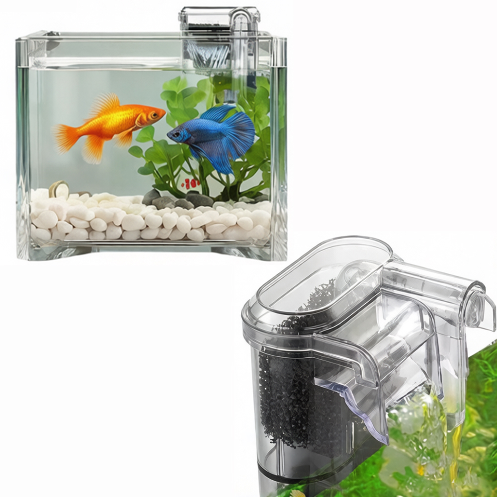 New Suspended Filter For Fish  - đánh giá và giá Marine Aquarium Overflow