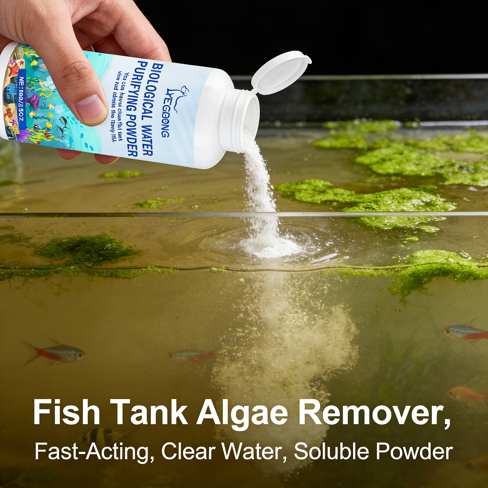 Fish Tank Water Purifier Powde - đánh giá và giá Aquarium Marine Salt
