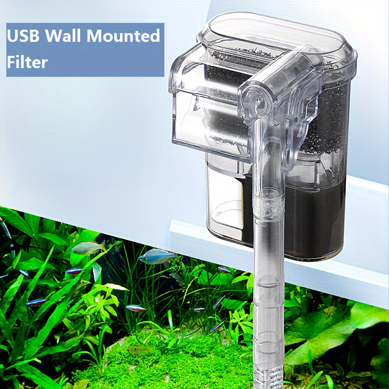 2.5W DC 5V Wall-hanging Filter - đánh giá và giá Marine Aquarium Overflow