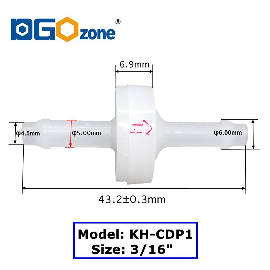 PVDF Check Valve Diaphragm Pla - đánh giá và giá Marine Aquarium Ozone Generator
