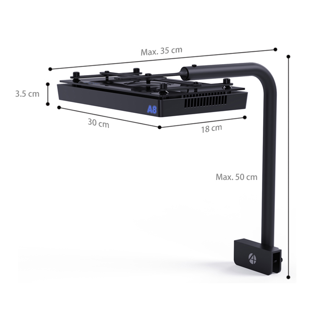 A8se A8pro 240W WiFi Applicati - đánh giá và giá Aquarium Blue Marine