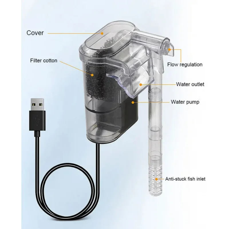 New Suspended Filter For Fish  - đánh giá và giá Marine Aquarium Overflow