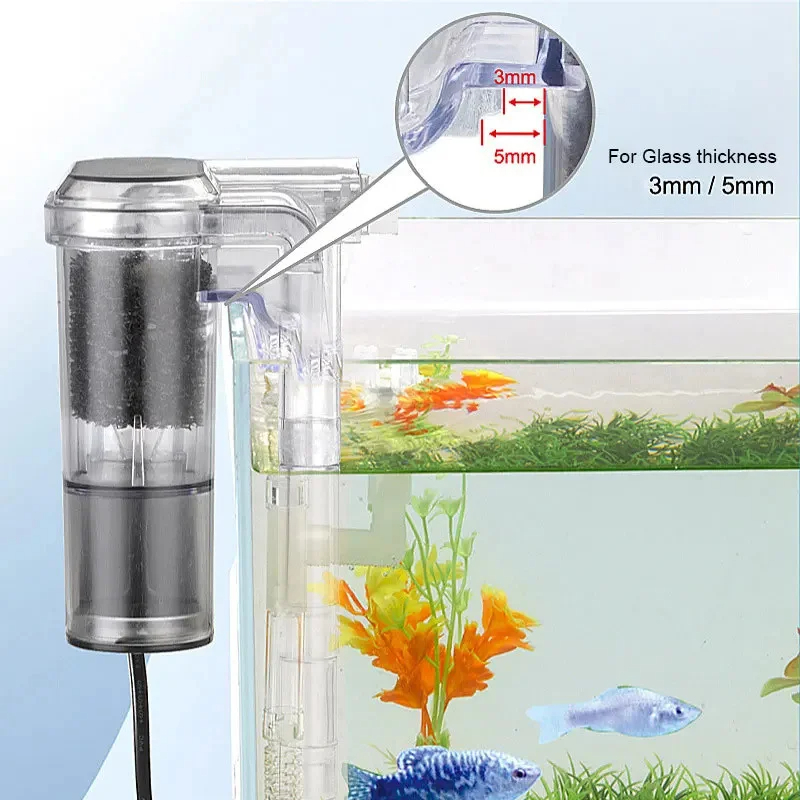 New Suspended Filter For Fish  - đánh giá và giá Marine Aquarium Overflow