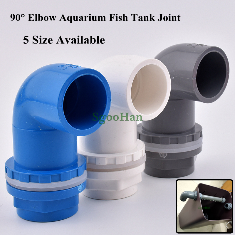 1PC 5 Size Available PVC Pipe  - đánh giá và giá Marine Aquarium Overflow