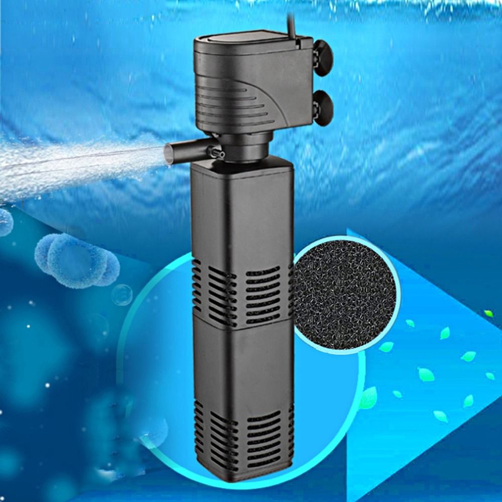 Plastic 3 in 1 Fish Tank Filte - đánh giá và giá Aquarium Marine Filter
