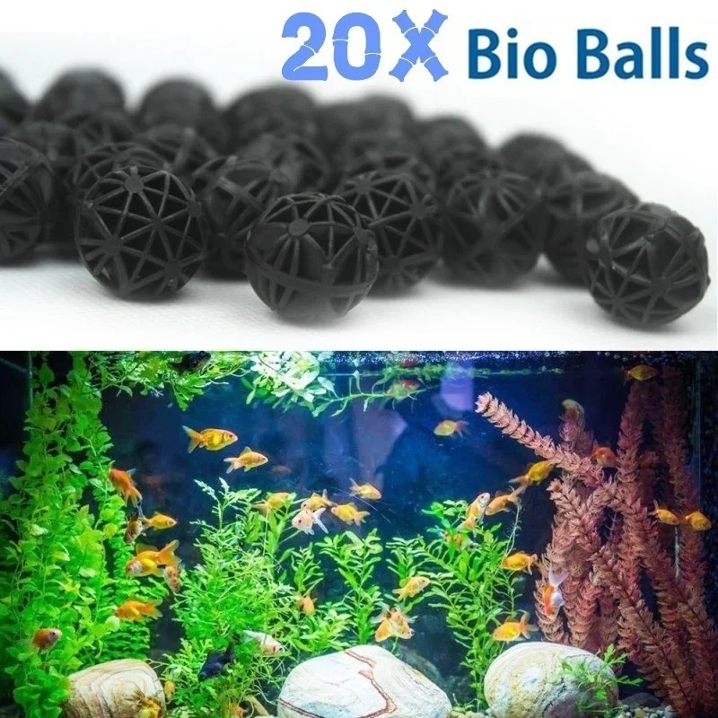 20Pcs 16mm Aquarium Filter Bio - đánh giá và giá Marine Aquarium Filter Media