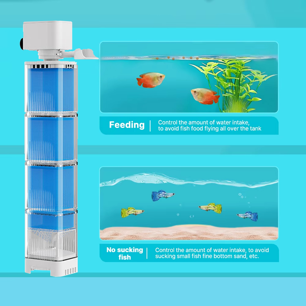 Aquarium Filter Pump Fish Tank - đánh giá và giá Marine Aquarium Overflow