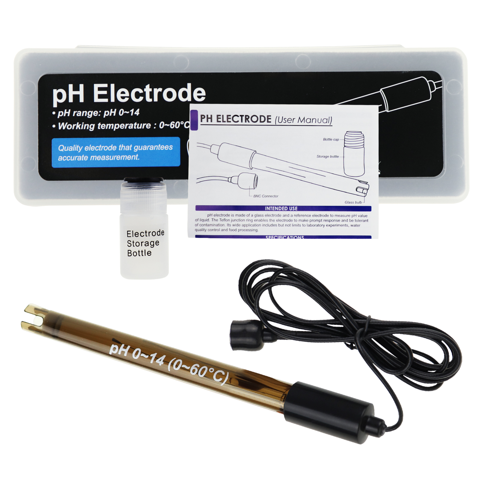 Ph Meter Ph Sonde Pool BNC Typ - đánh giá và giá Marine Aquarium Water Analyzer