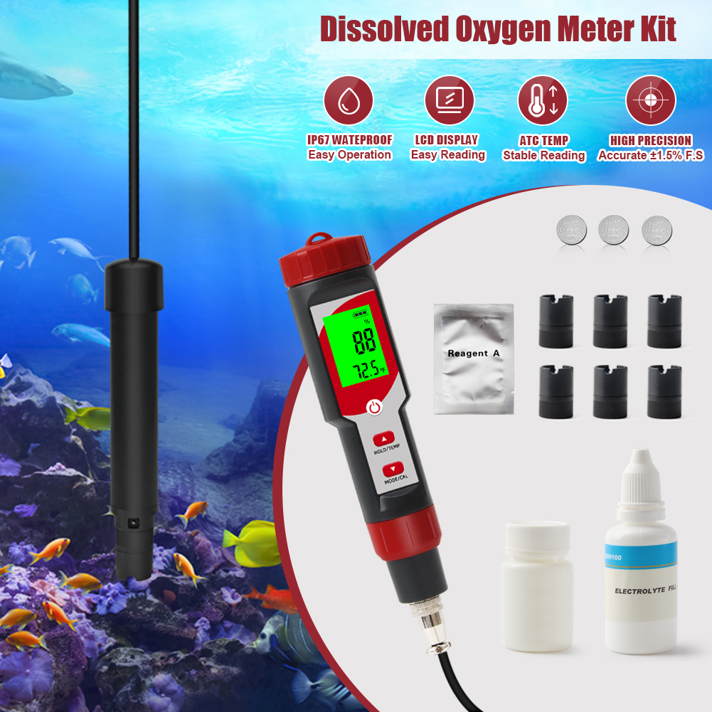 Dissolved Oxygen Meter for wat - đánh giá và giá Marine Aquarium Water Analyzer